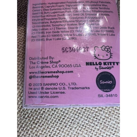 HELLO KITTY and MY MELODY Lip Balms by The Creme x Shop-SET OF 2 - Picture 7 of 11